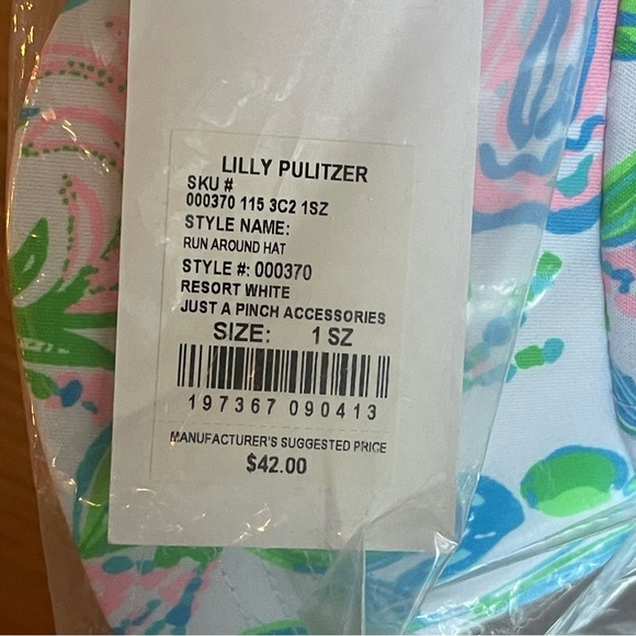 Lilly Pulitzer Run Around Hat Just a Pinch - Picture 5 of 5